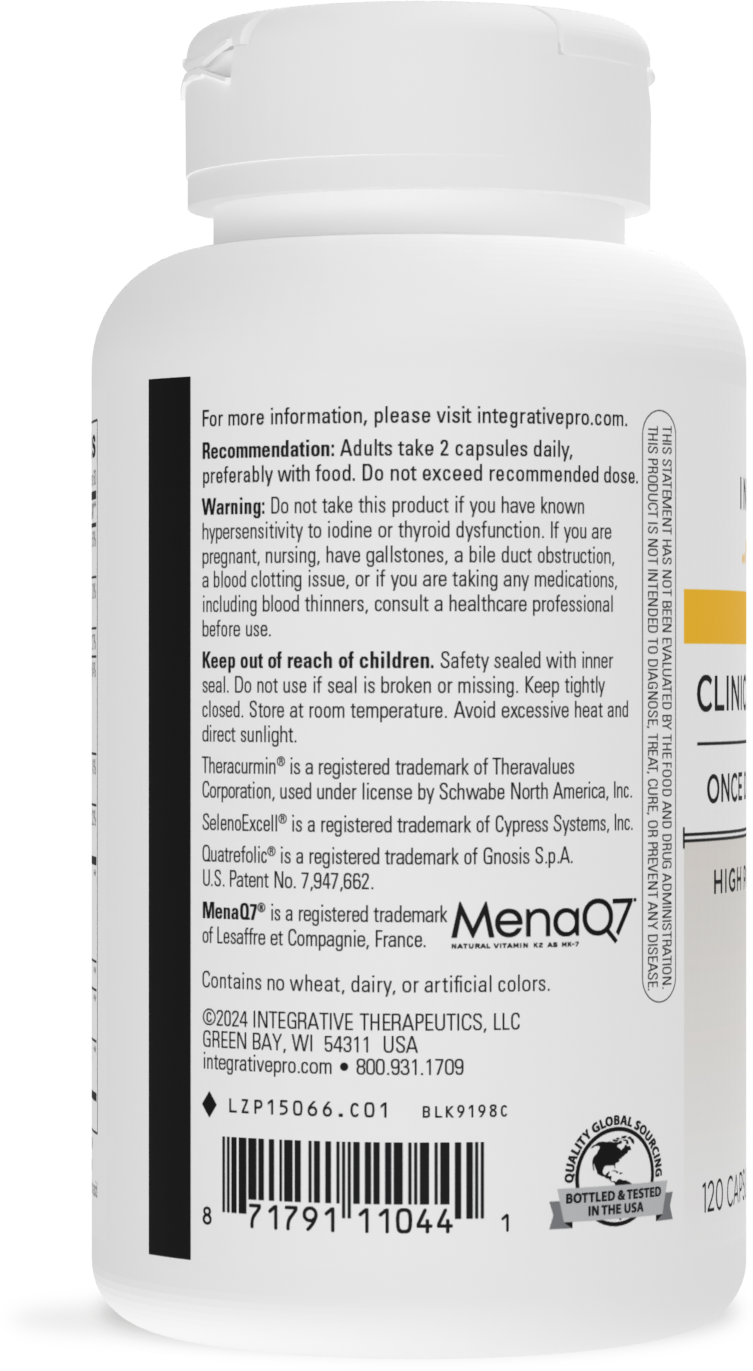Nature's Way® | Clinical Nutrients HP - left side of pack