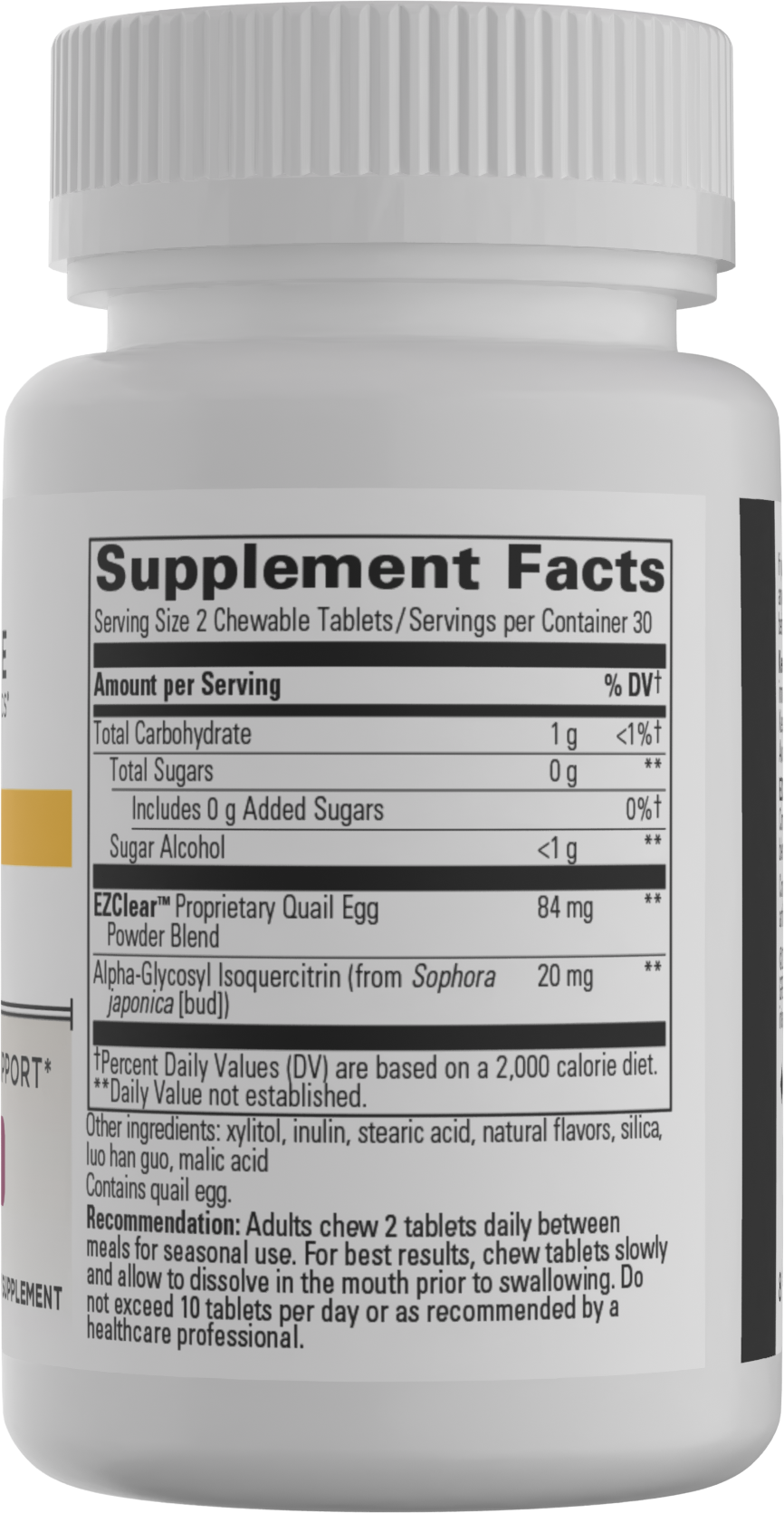 Nature's Way® | AllQlear - right side of pack