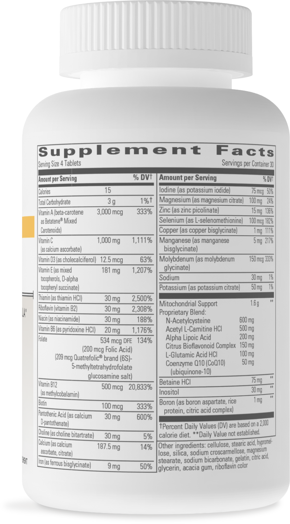 Nature's Way® | K-PAX MitoNutrients - right side of pack