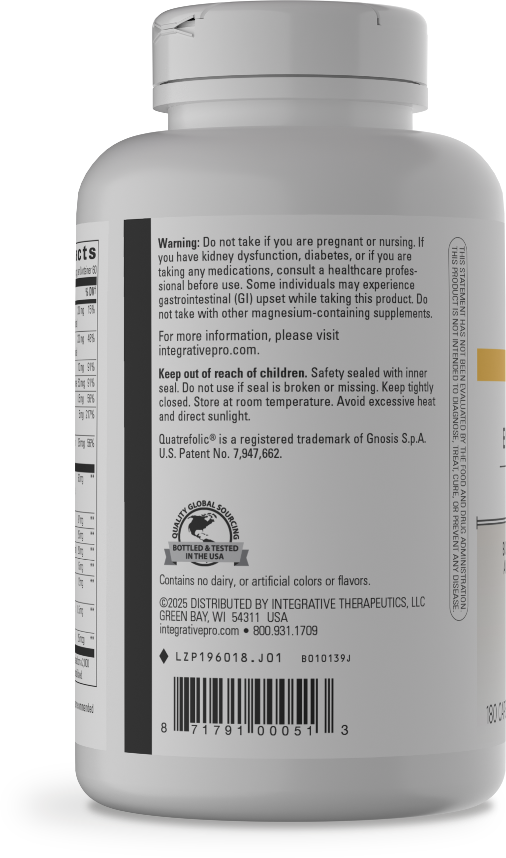 Nature's Way® | Nutrivitamin Enzyme Complex - left side of pack