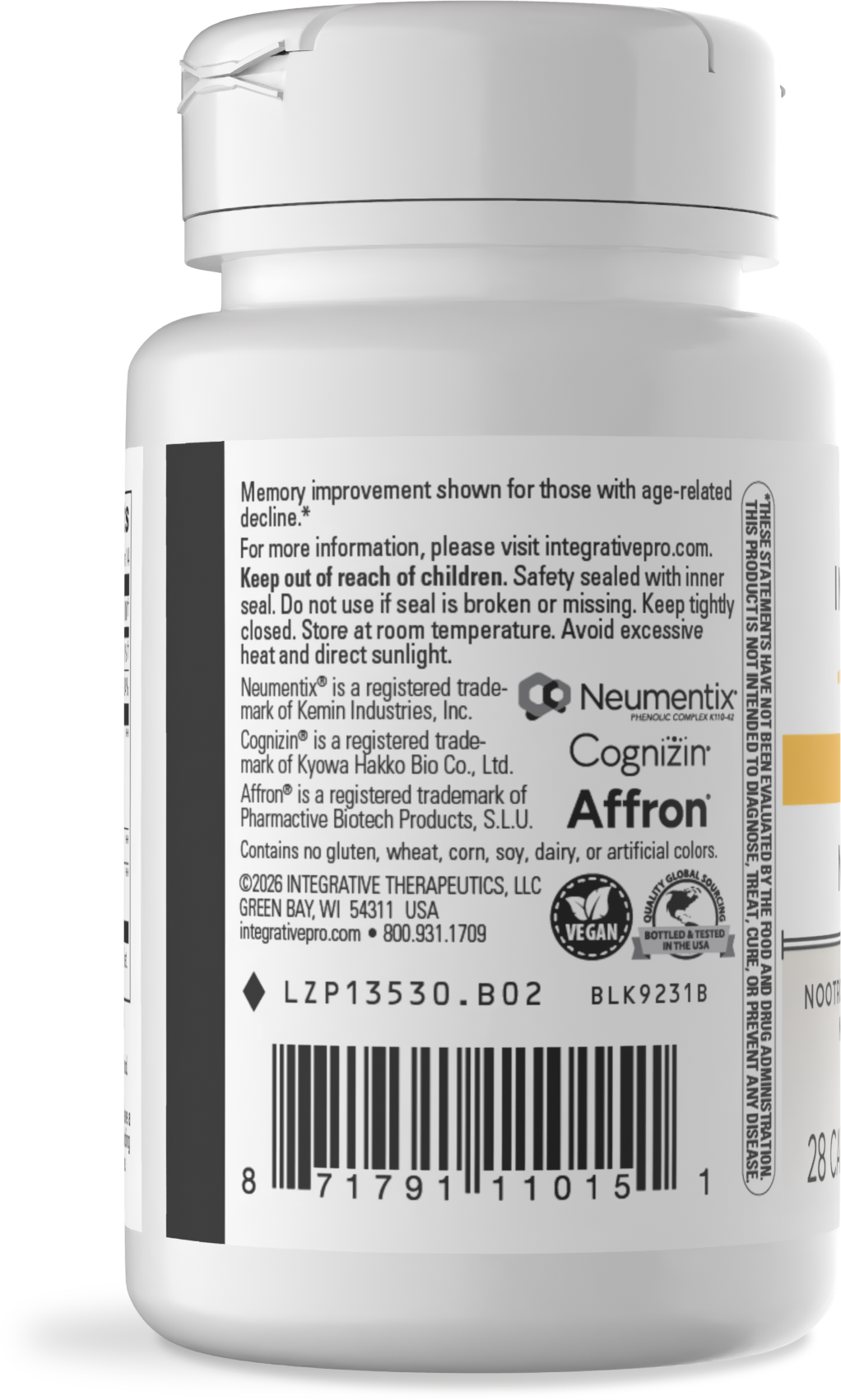Nature's Way® | Neurologix - left side of pack