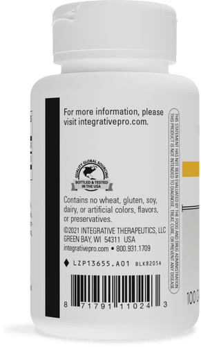Nature's Way® | Zinc Chelate - left side of pack Sku:13655