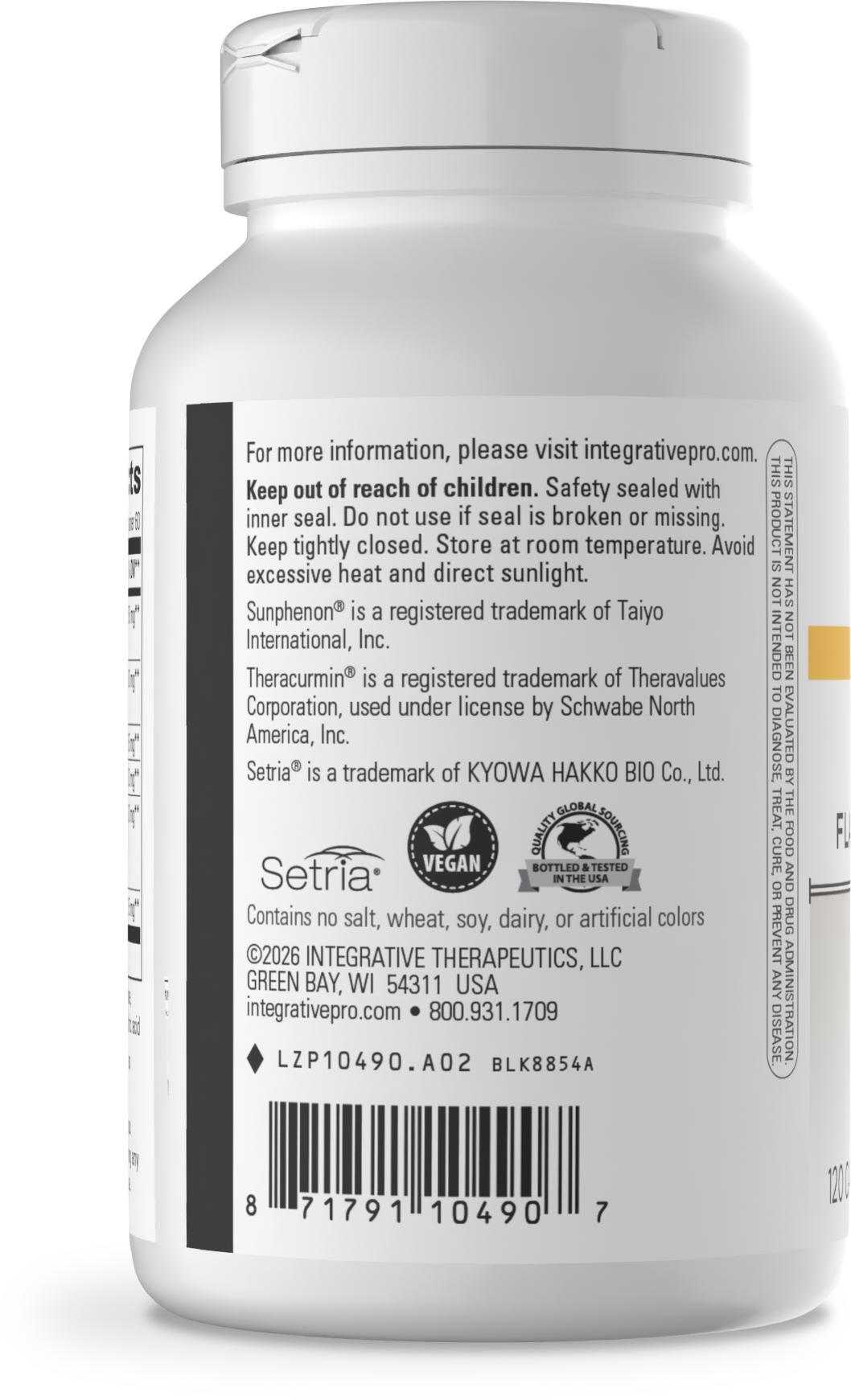 Nature's Way® | ProThrivers Wellness Flavonoid Complex - left side of pack
