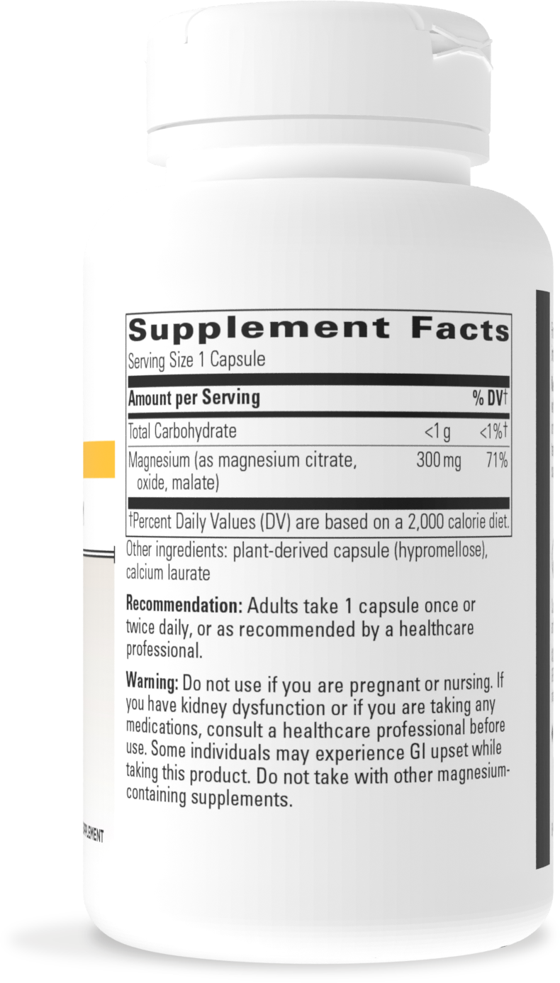 Nature's Way® | Tri-Magnesium - right side of pack