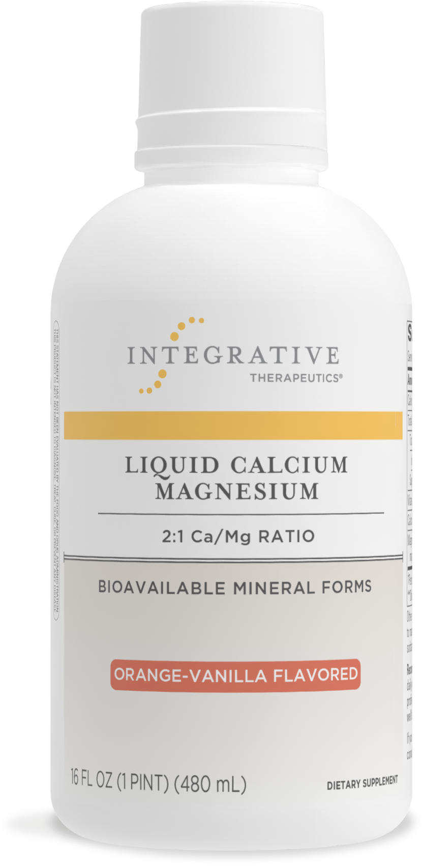 Nature's Way® | Liquid Calcium Magnesium (2:1), 16 fl oz (480 ml), Orange Vanilla
