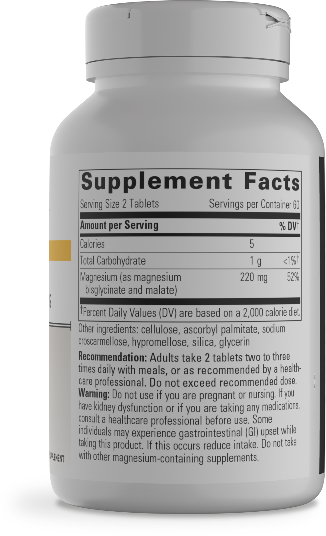 <{%MAIN1_206008ET%}>Nature's Way® | Magnesium Glycinate Plus - right side of pack