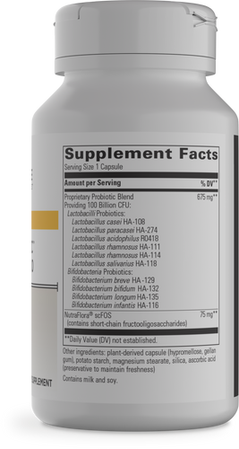 Nature's Way® | Enterogenic Intensive 100 - right side of pack Sku:70667