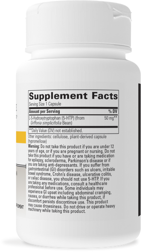 Nature's Way® | 5-HTP - left side of pack Sku:246003