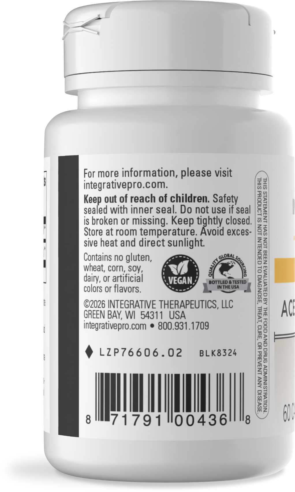 <{%MAIN2_76606%}>Nature's Way® | Acetyl L-Carnitine - left side of pack