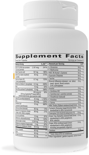 Nature's Way® | Detoxication Factors - right side of pack Sku:146003