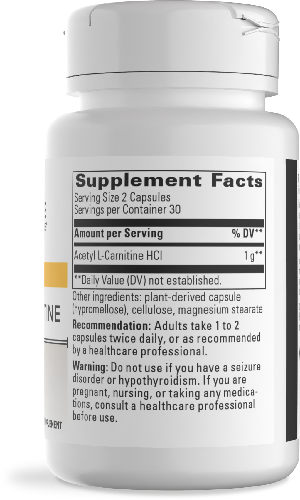 <{%MAIN1_76606%}>Nature's Way® | Acetyl L-Carnitine - right side of pack