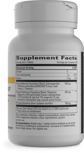 Nature's Way® | Cortisol Manager - right side of pack Sku:70459