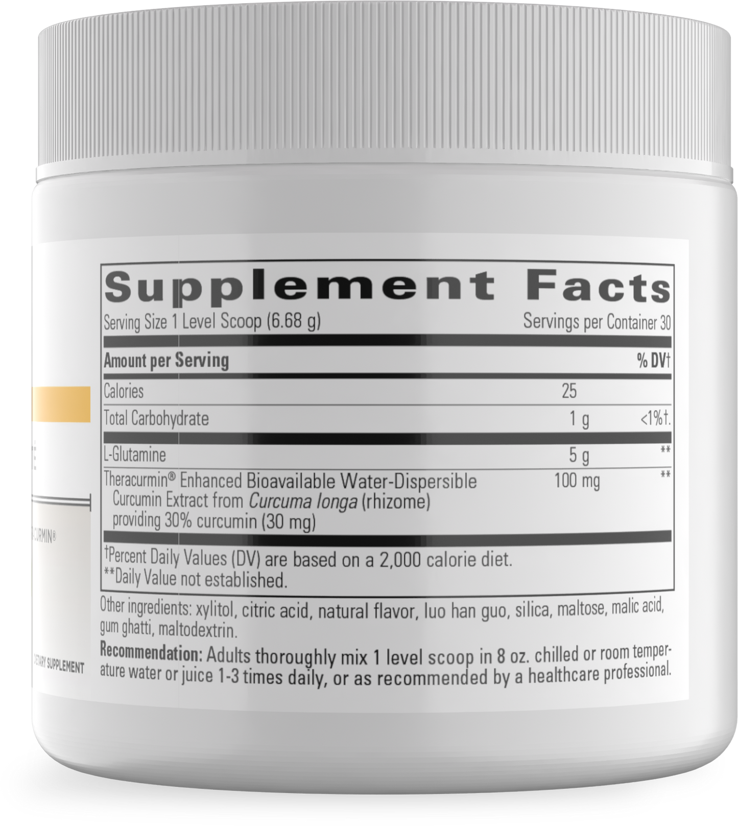 <{%MAIN1_70676%}>Nature's Way® | Glutamine Forté - right side of pack