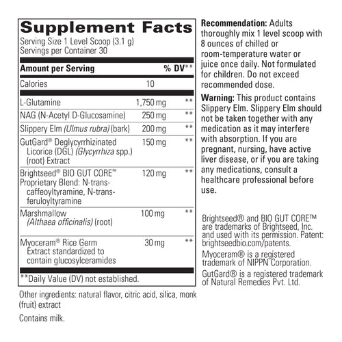 Nature's Way® | Barrier Complex Drink Mix - supplement facts Sku:16024