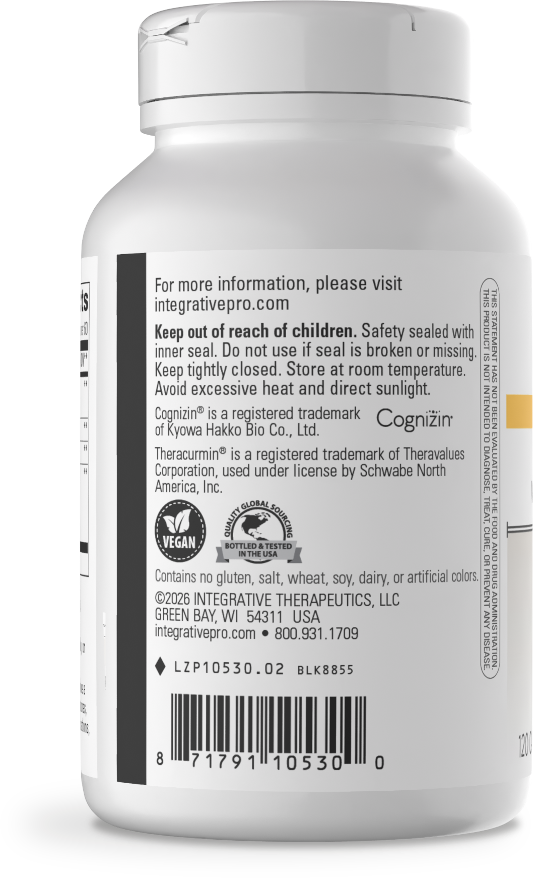 <{%MAIN2_10530%}>Nature's Way® | ProThrivers Wellness Brain - left side of pack