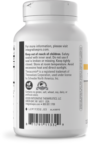 Nature's Way® | Theracurmin HP - left side of pack Sku:11332