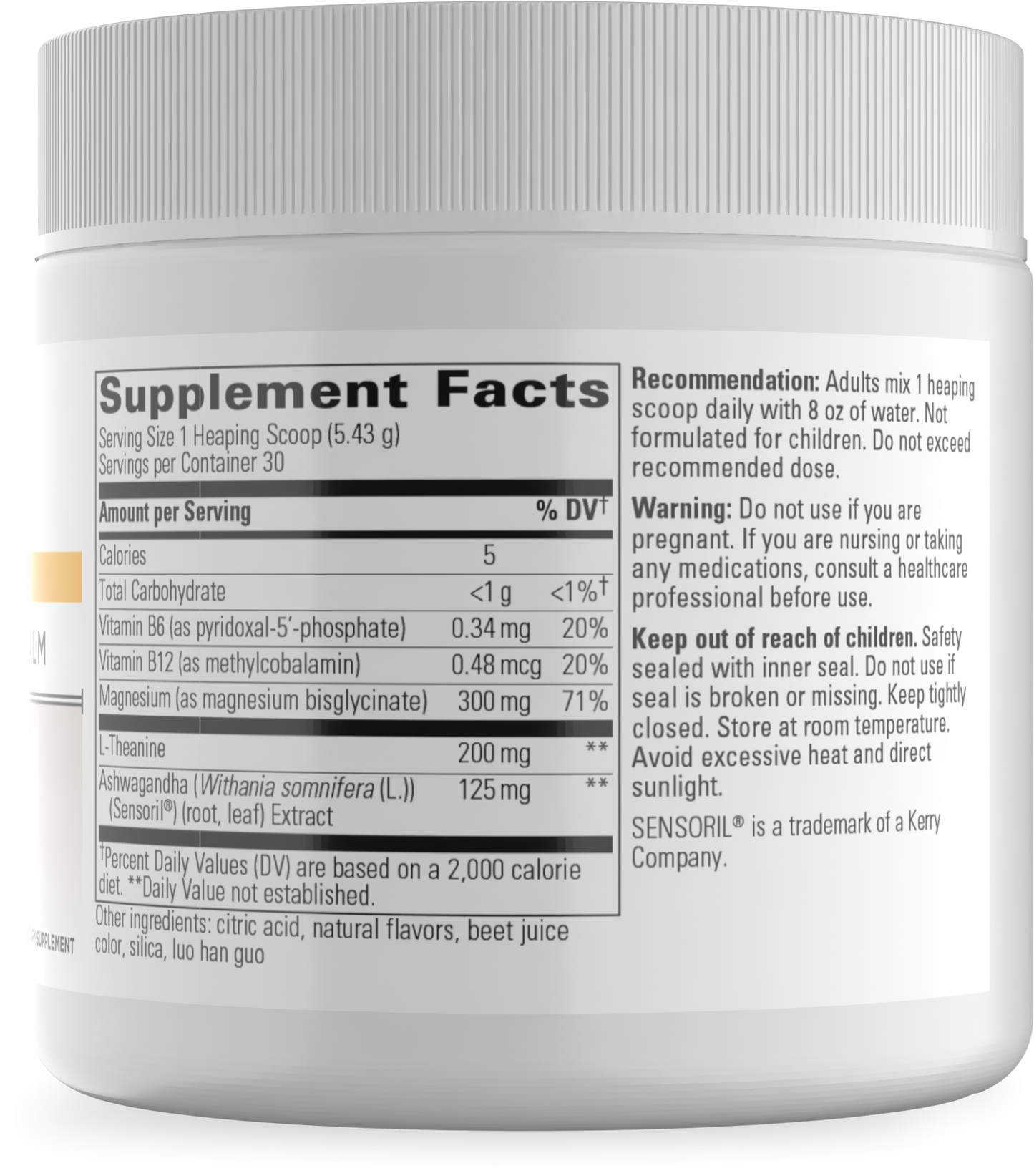 <{%MAIN1_16310%}>Nature's Way® | Cortisol Manager Calm - right side of pack
