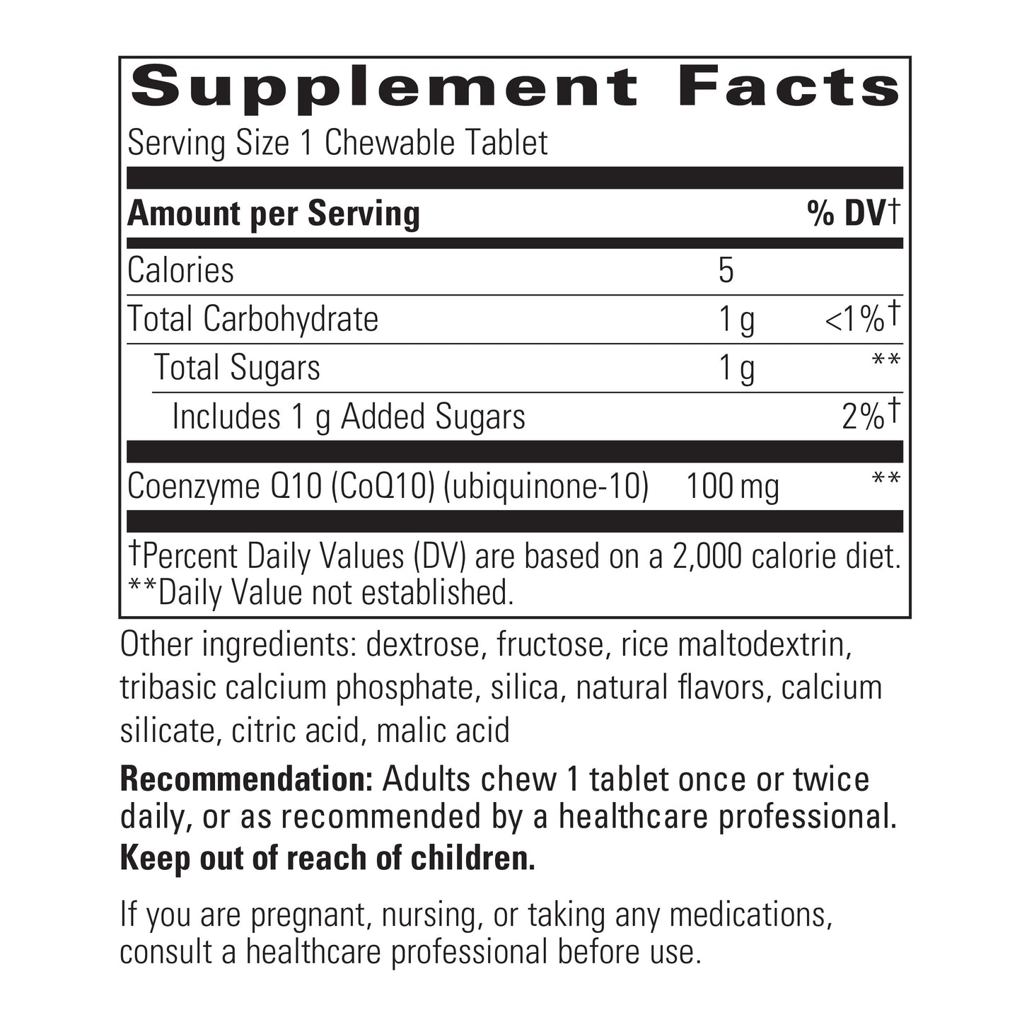 <{%MAIN4_76123%}>Nature's Way® | Vitaline CoQ10 (100mg) - supplement facts