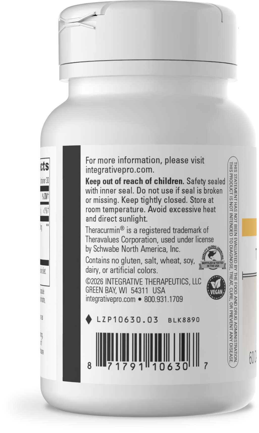 <{%MAIN2_10630%}>Nature's Way® | Theracurmin HP - left side of pack