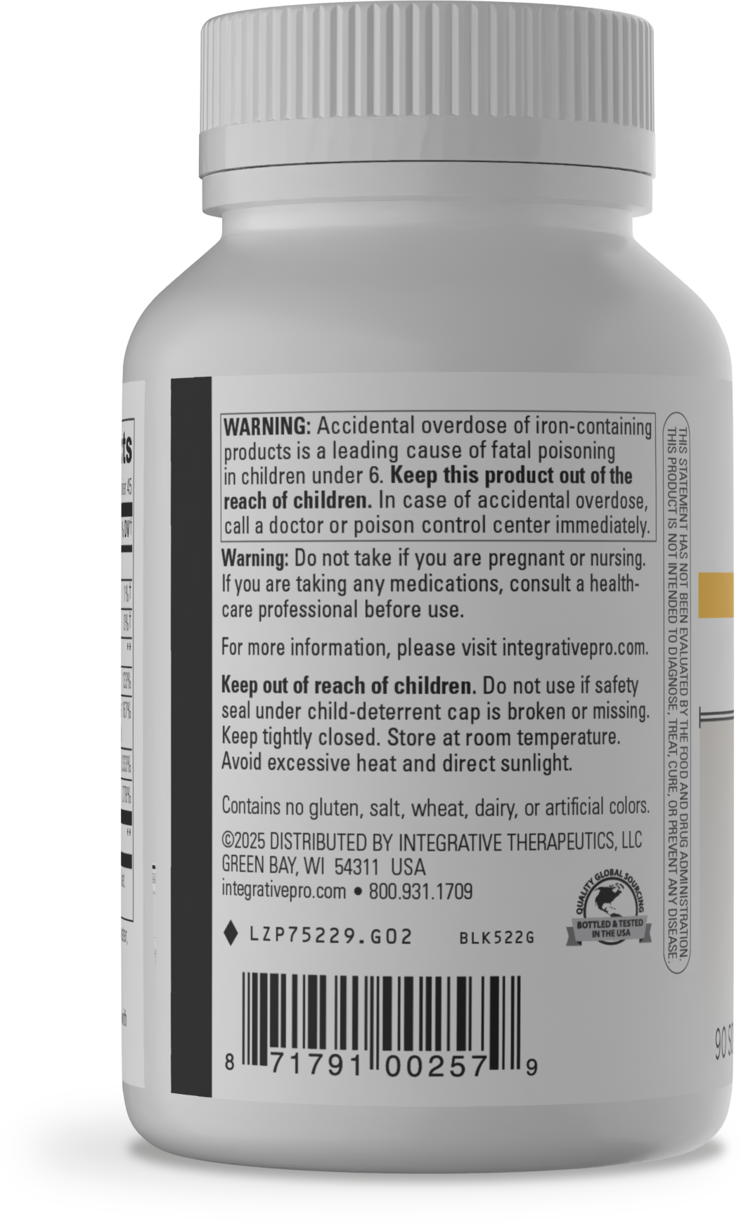 <{%MAIN2_75229%}>Nature's Way® | Iron Complex - left side of pack