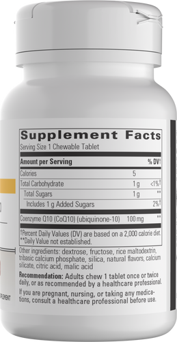 Nature's Way® | Vitaline CoQ10 (100mg) - right side of pack Sku:76123