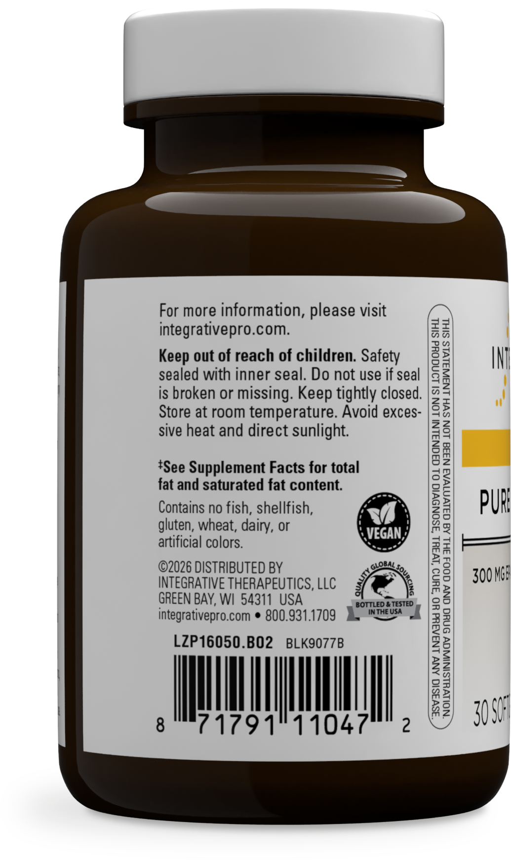 <{%MAIN2_16050%}>Nature's Way® | Pure Omega Algae - left side of pack