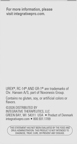 Nature's Way® | Pro-Flora Womens Probiotic - back of pack Sku:70671