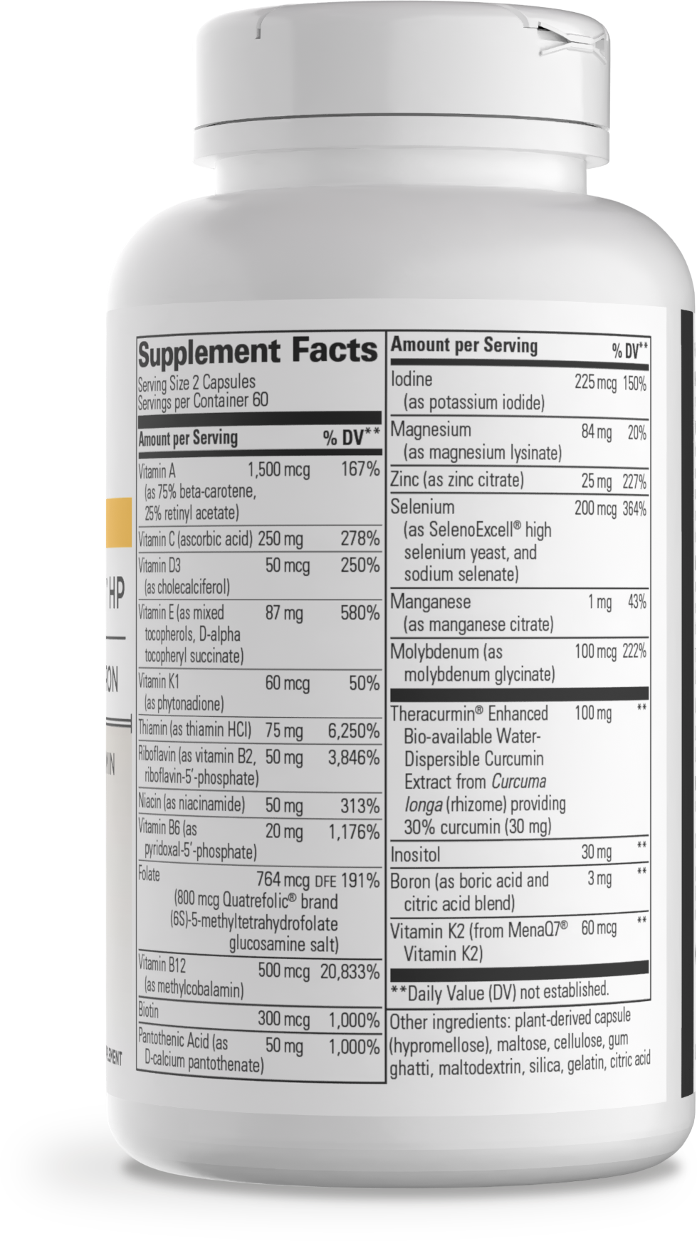 <{%MAIN5_15066%}>Nature's Way® | Clinical Nutrients HP - right side of pack