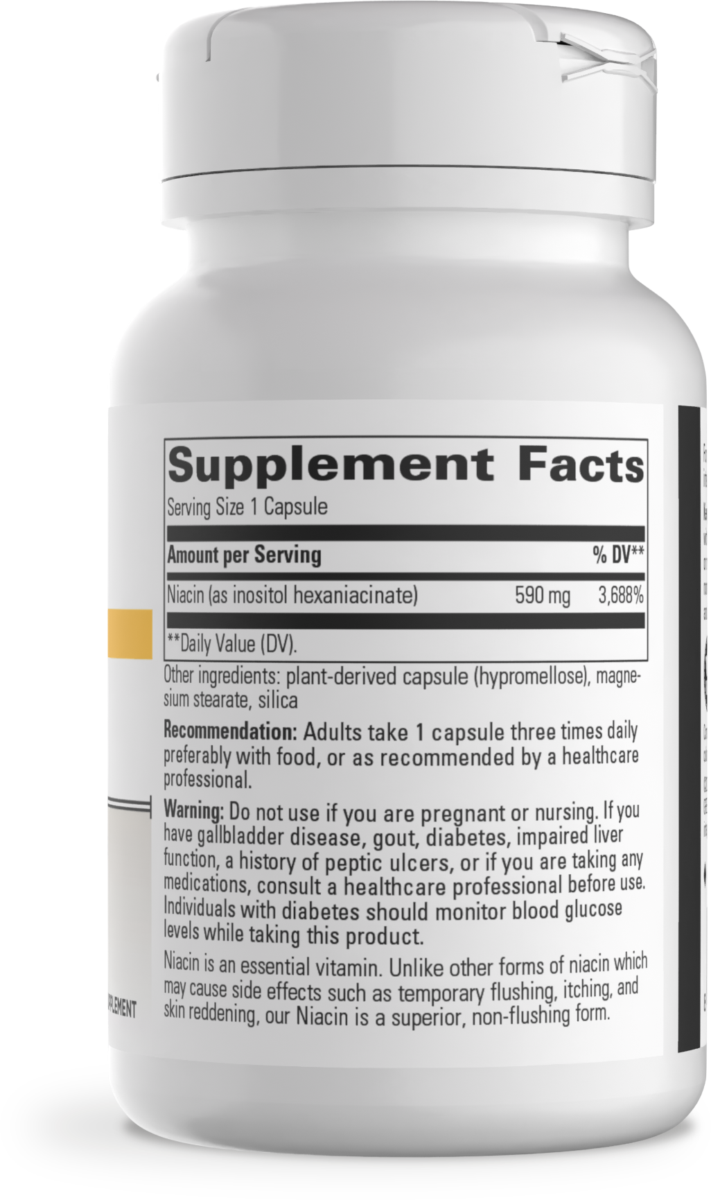 <{%MAIN1_75406%}>Nature's Way® | Flush-Free Niacin - right side of pack