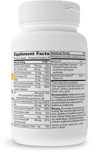 Nature's Way® | ProThrivers Wellness Multivitamin - right side of pack Sku:10465