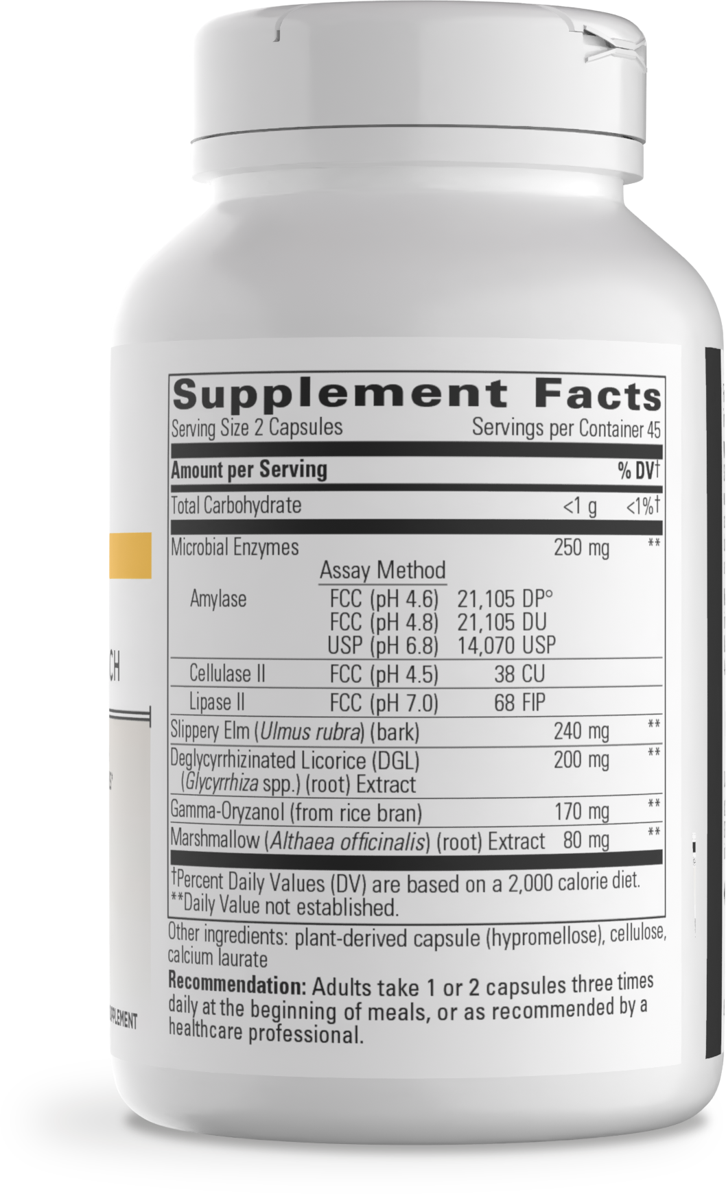 <{%MAIN1_136006%}>Nature's Way® | Similase Sensitive Stomach - right side of pack