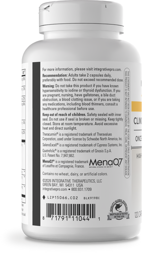 Nature's Way® | Clinical Nutrients HP - left side of pack Sku:15066