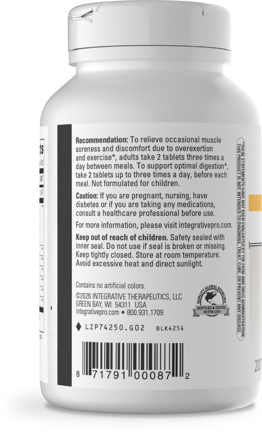 <{%MAIN2_74250%}>Nature's Way® | Bio-Zyme - left side of pack