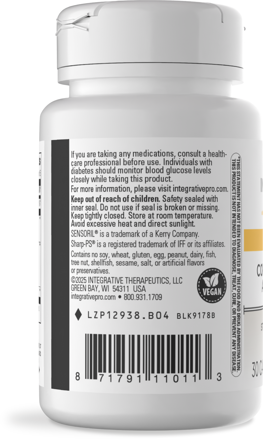<{%MAIN7_12938%}>Nature's Way® | Cortisol Manager Allergen Free - left side of pack