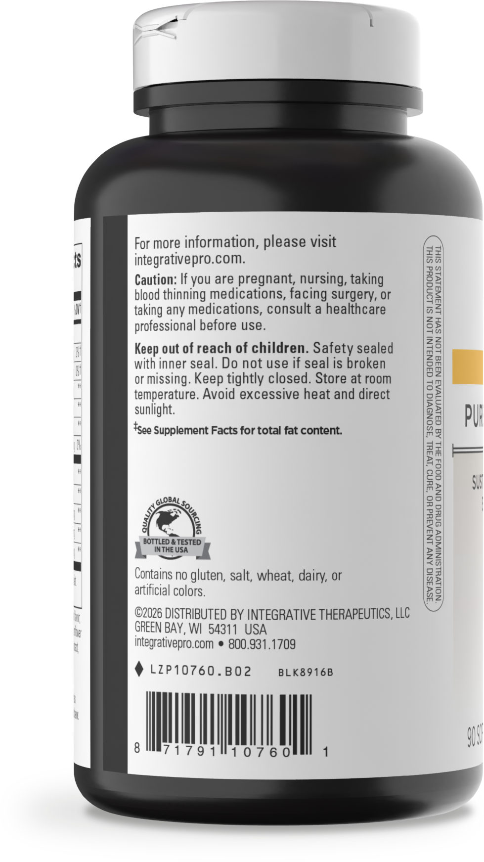 <{%MAIN2_10760%}>Nature's Way® | Pure Omega Ultra HP - left side of pack