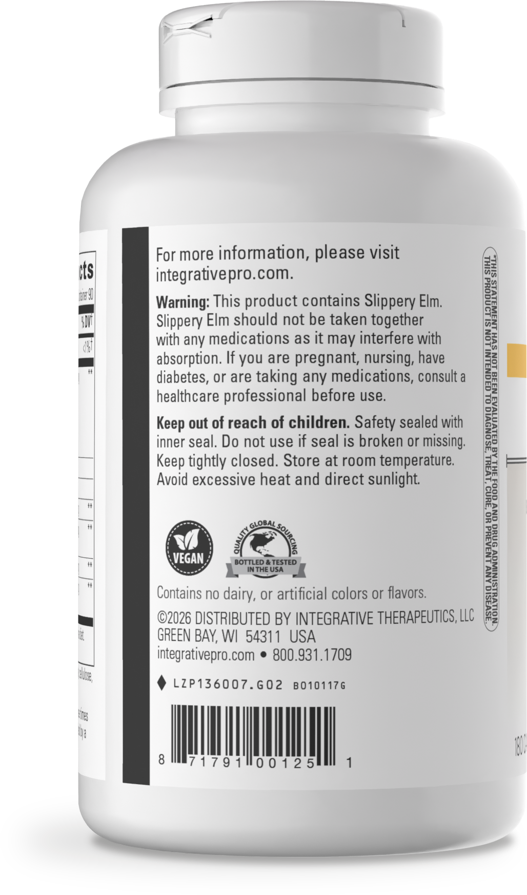 <{%MAIN5_136007%}>Nature's Way® | Similase Sensitive Stomach - left side of pack