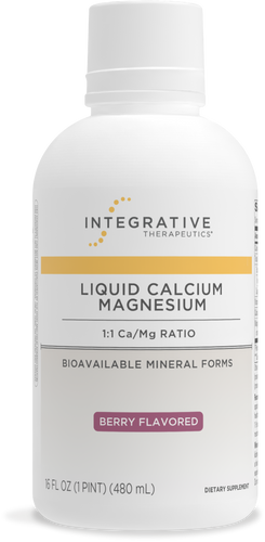 Nature's Way® | Liquid Calcium Magnesium (1:1), 16 fl oz (480 ml), Berry Sku:10881