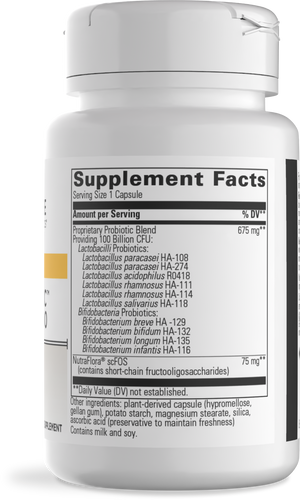 Nature's Way® | Enterogenic Intensive 100 - right side of pack Sku:70667
