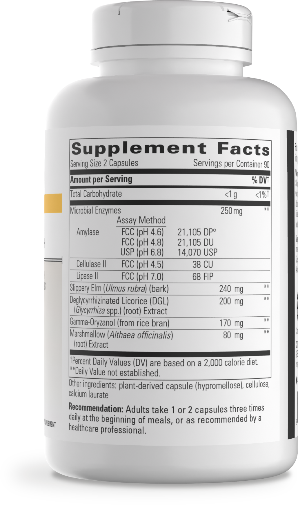 <{%MAIN4_136007%}>Nature's Way® | Similase Sensitive Stomach - right side of pack