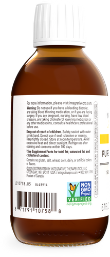 Nature's Way® | Pure Omega Liquid - left side of pack Sku:10758