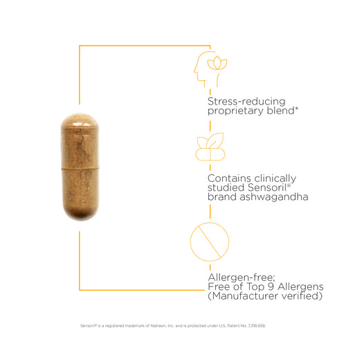Nature's Way® | Cortisol Manager Allergen Free - product benefits image Sku:12938