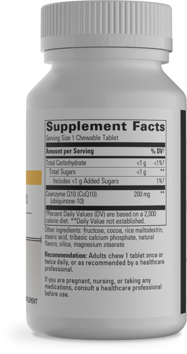 Nature's Way® | Vitaline CoQ10 (200mg) - right side of pack Sku:76173