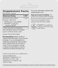 Nature's Way® | Probiotic Pearls - back of pack Sku:136001