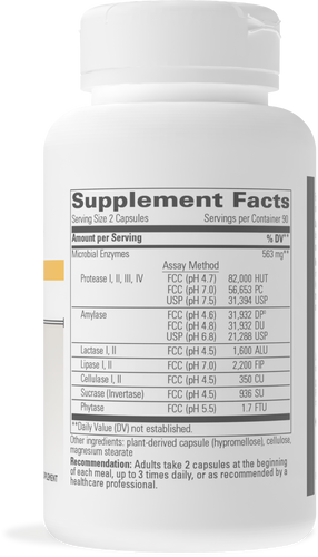 Nature's Way® | Similase - right side of pack Sku:74230