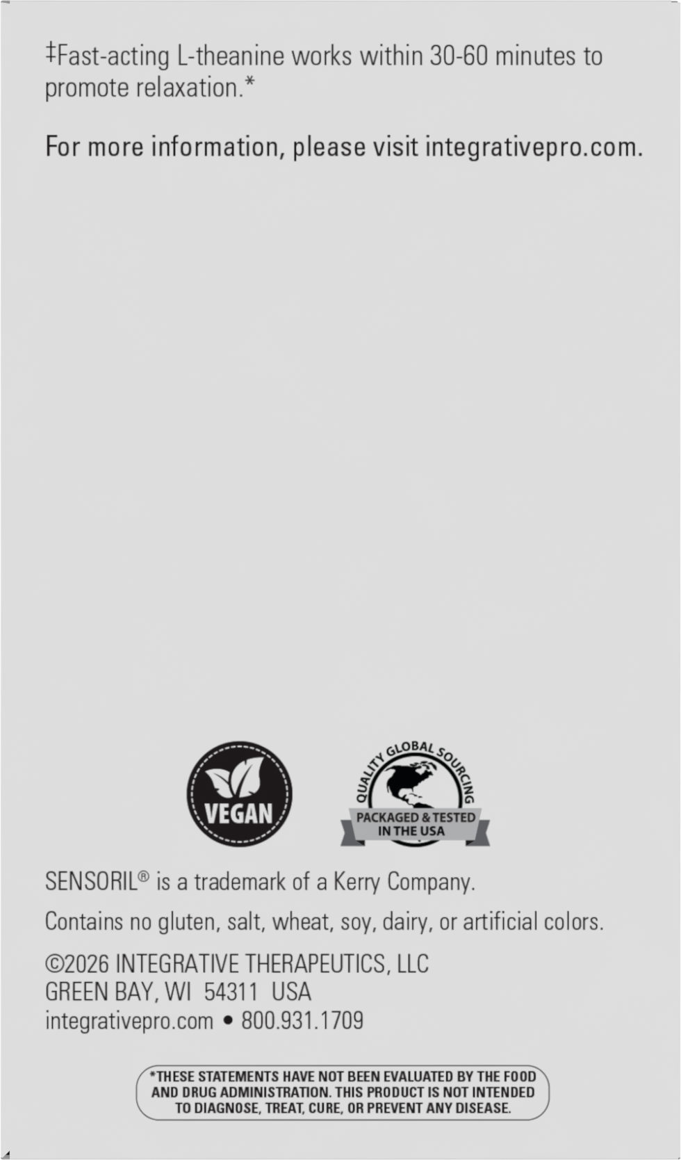 <{%MAIN2_16295%}>Nature's Way® | Cortisol Manager Calm Packet - right side of pack