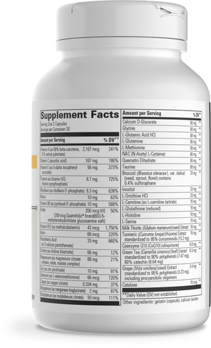 Nature's Way® | Detoxication Factors - right side of pack Sku:146003