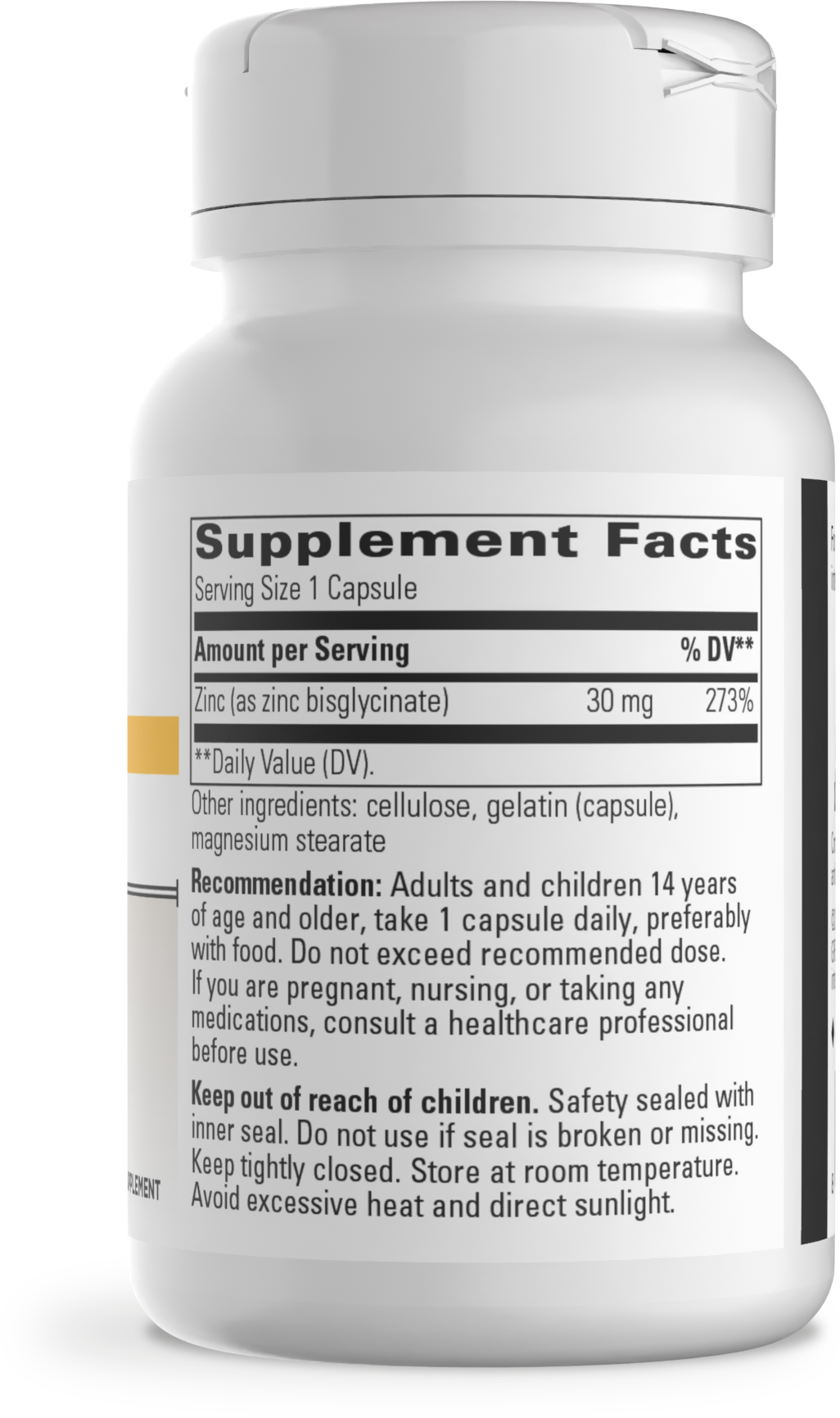 <{%MAIN1_13655%}>Nature's Way® | Zinc Chelate - right side of pack