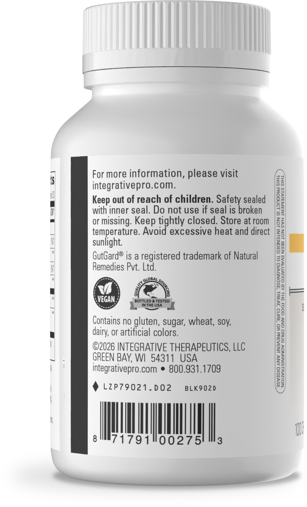 <{%MAIN2_79021%}>Nature's Way® | Rhizinate Fructose Free - left side of pack
