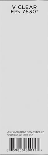 Nature's Way® | V Clear EPs 7630 Drops - right side of pack Sku:780011