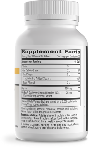 Nature's Way® | Rhizinate Fructose Free - right side of pack Sku:79021
